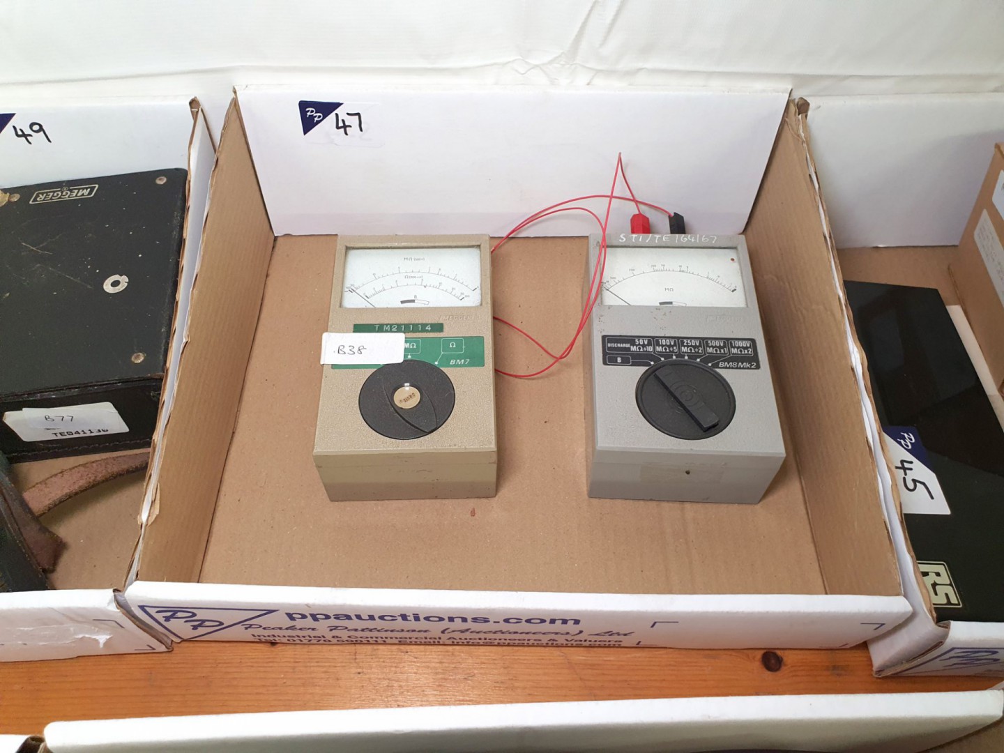 2x Megger BM7/BM8 volt meters - Lot located at: PP...