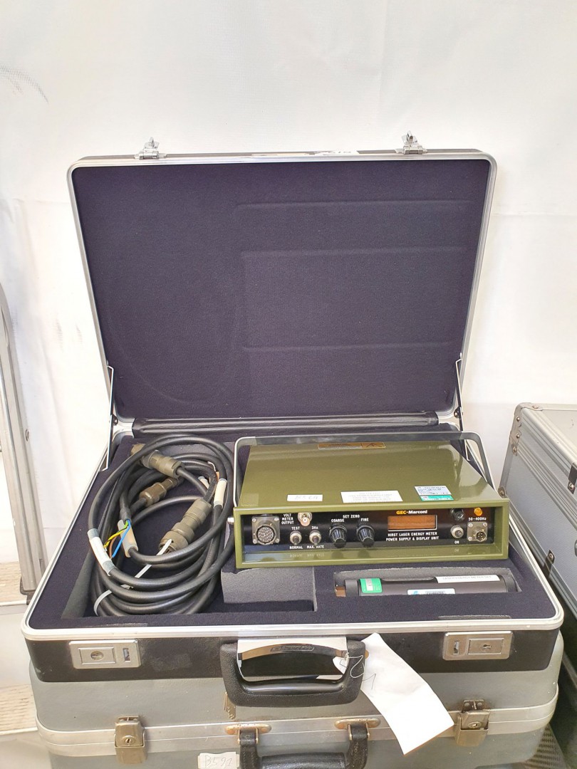 GEC-Marconi Hirst laser energy meter with mk2 safe...