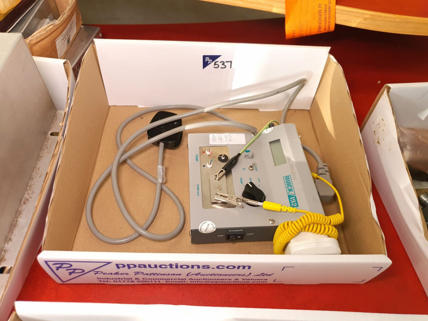 Quick 192 soldering tester (B492) - Lot located at...