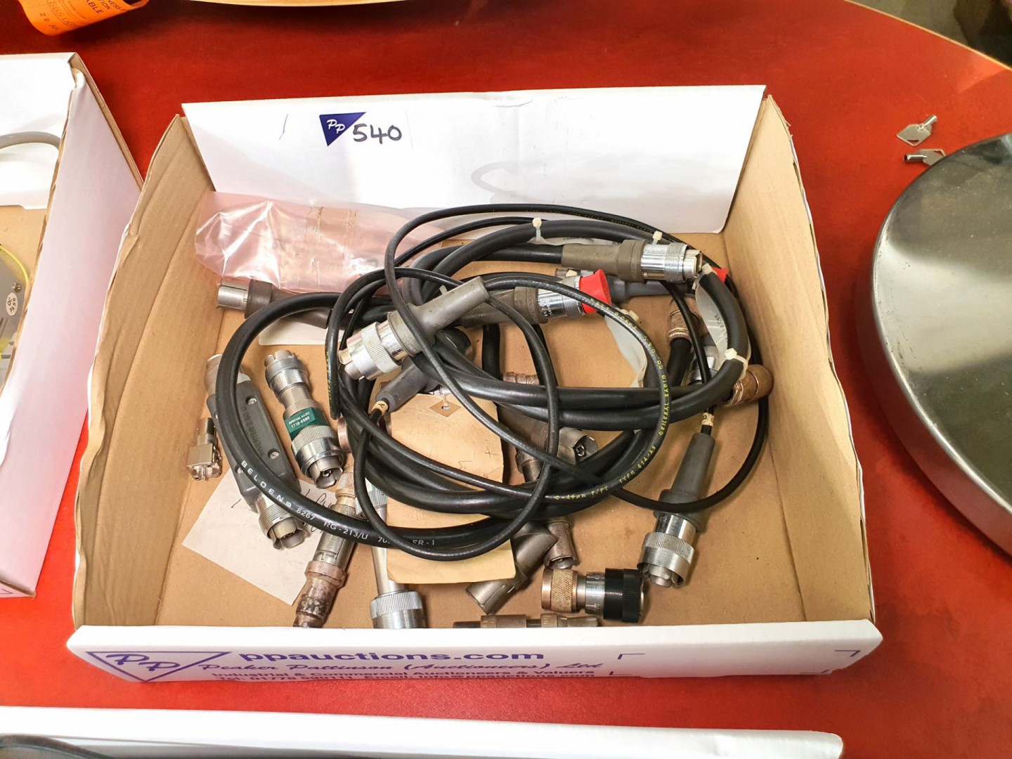 Qty various general radio connectors, cables, etc...