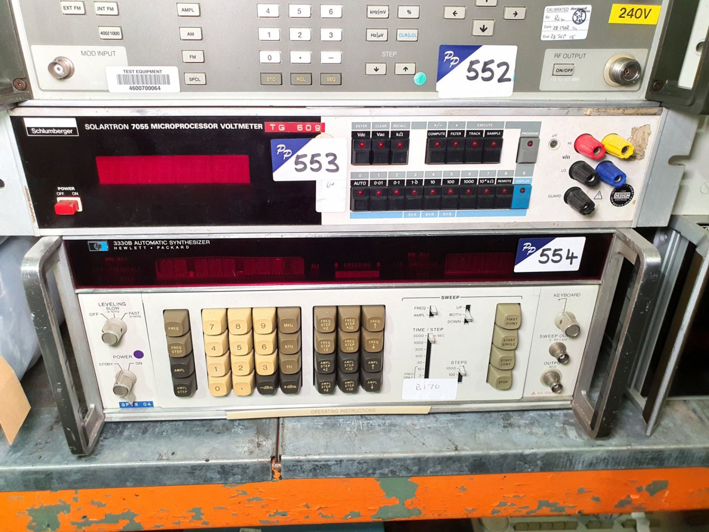 HP 3330B auto synthesiser, 0.1-13MHz (B170) - Lot...