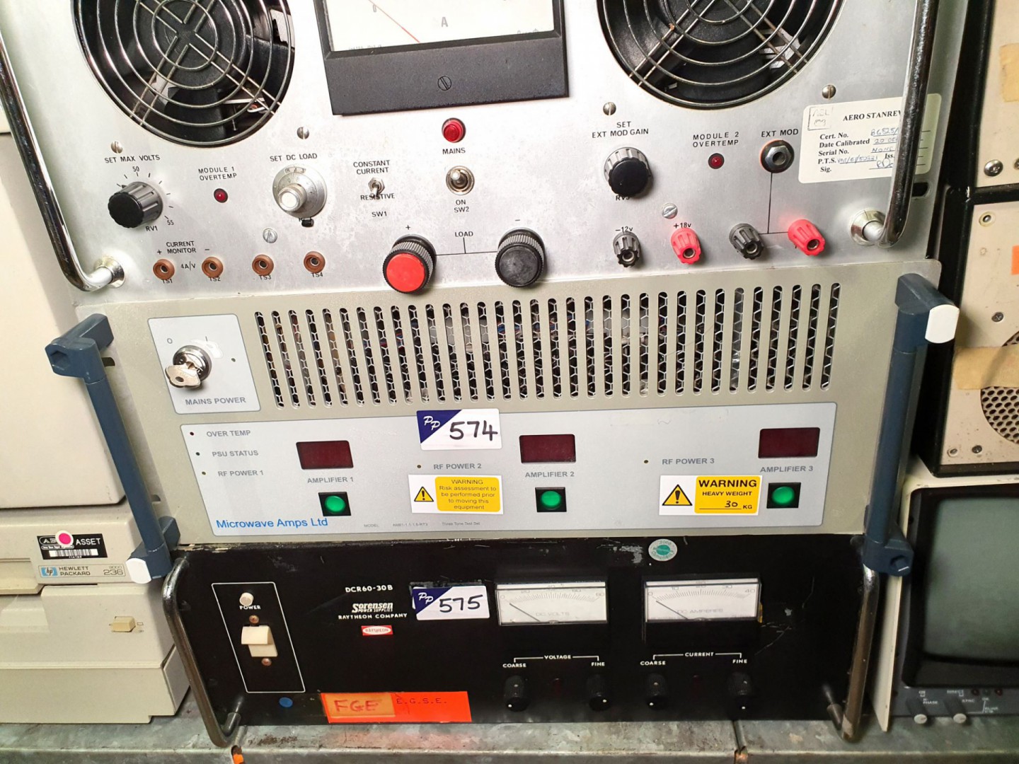 Microwave Amps Ltd AM81-1.1-1.6-RT3 3 tone test se...