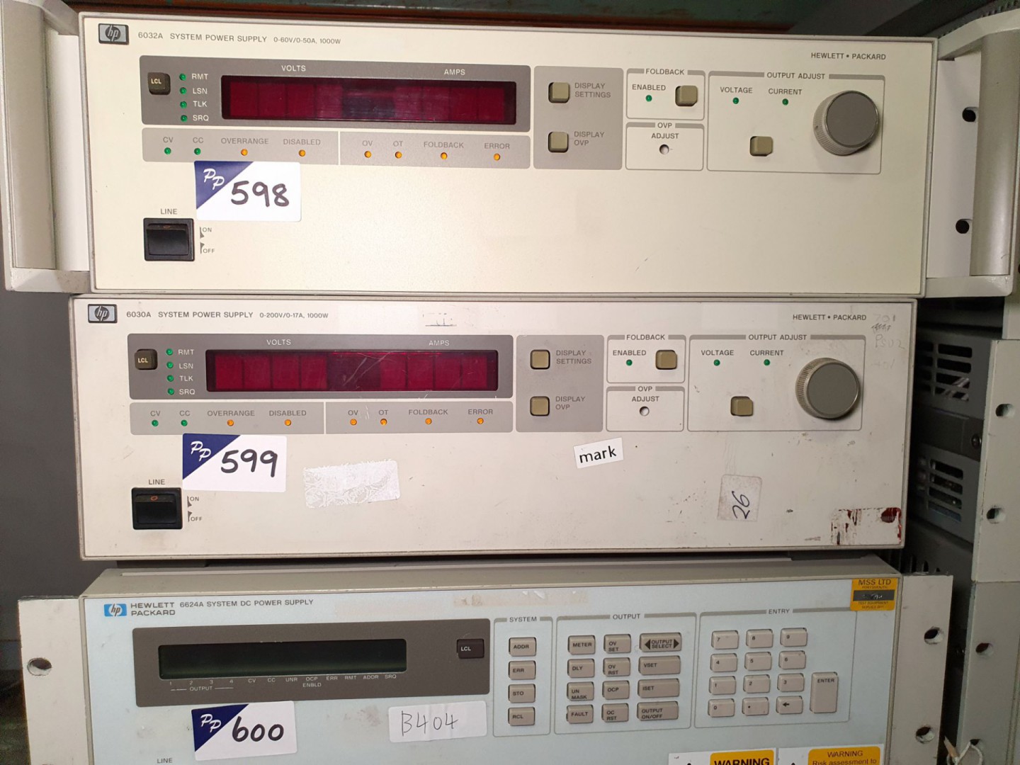 HP 6030A PSU, 0-200v, 0-17A, 1000W (B434) - Lot lo...