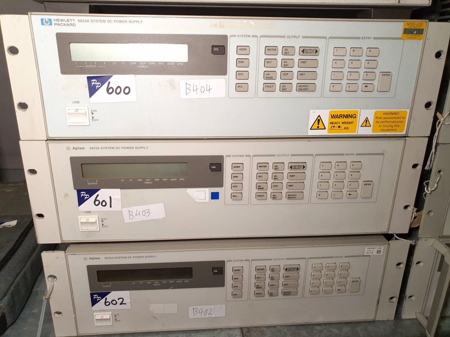 Agilent 6622A System PSU, 2 outputs, 0-20v, 0-4A /...