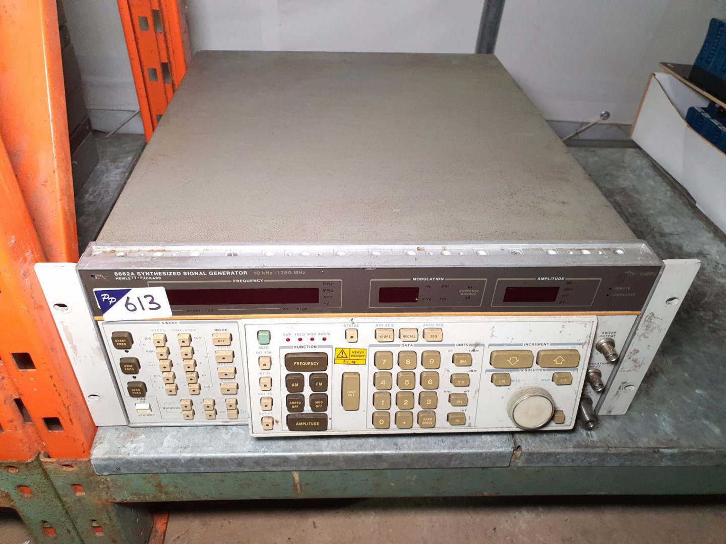HP8662A synthesised signal generator, 10kHz-1280MH...