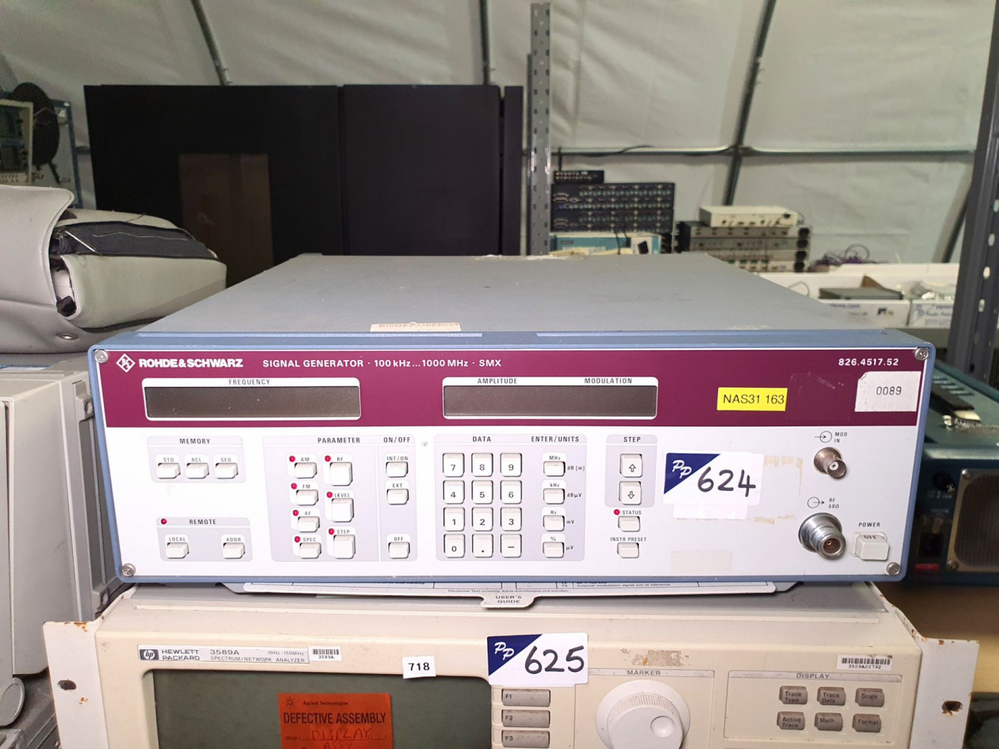 Rohde & Schwarz SMX signal generator, 100kHz-10000...