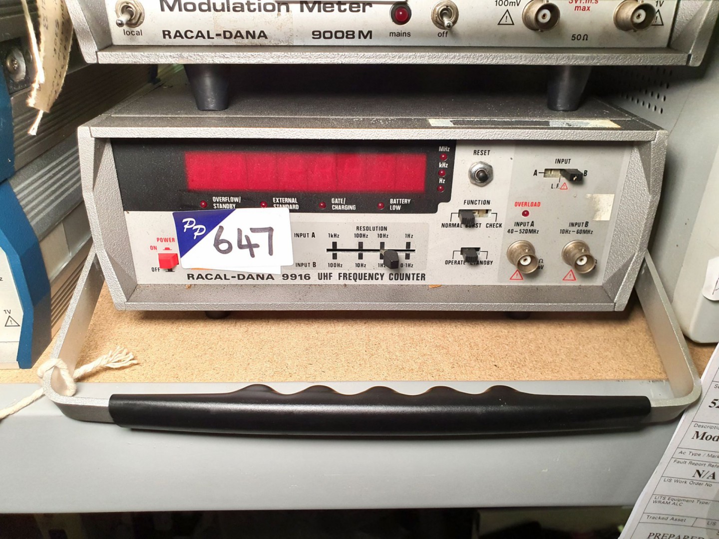 Racal-Dana 9916 universal counter timer, 10Hz-520M...