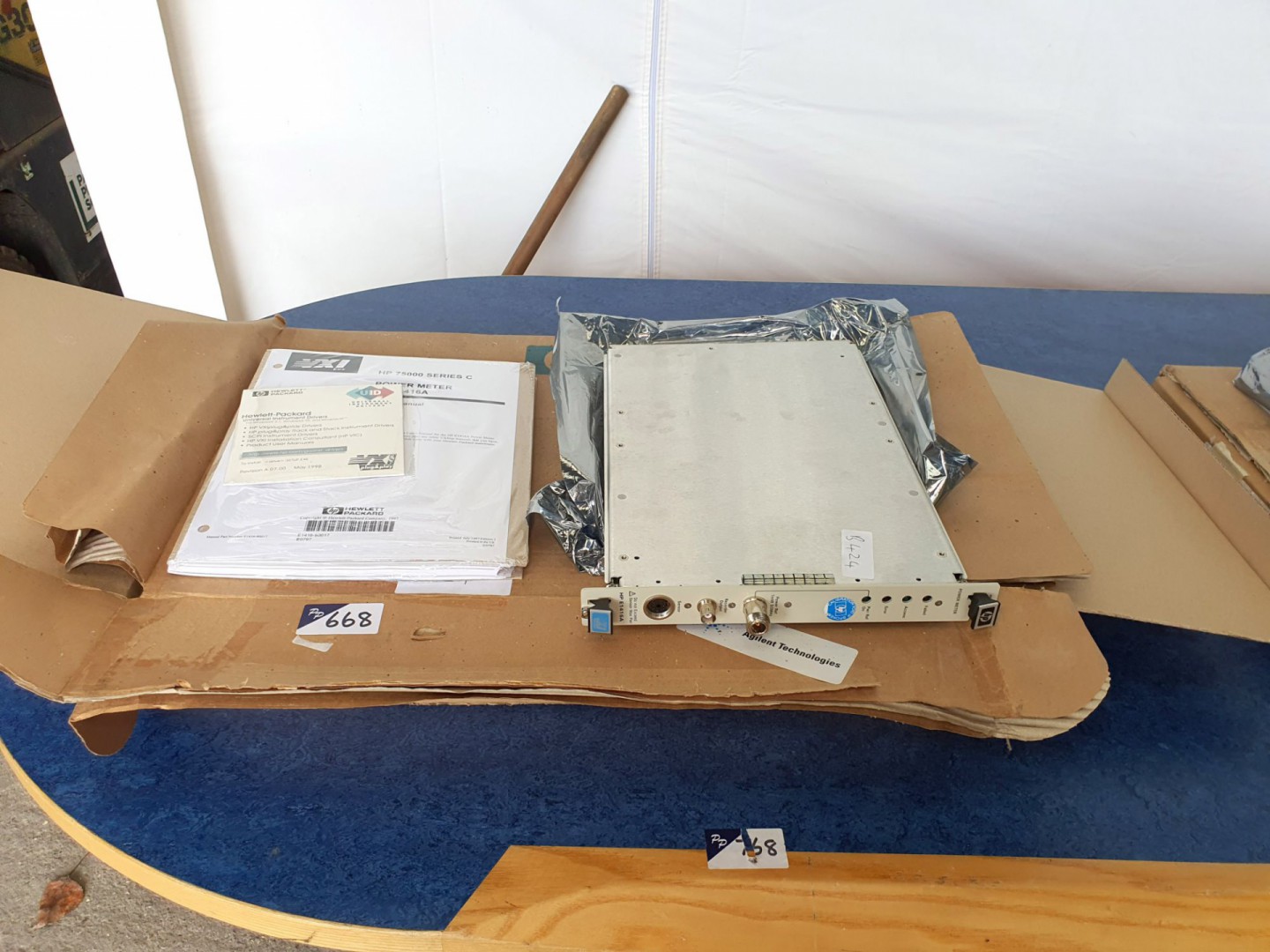 HP/Agilent VXI card E1416A power meter with manual...