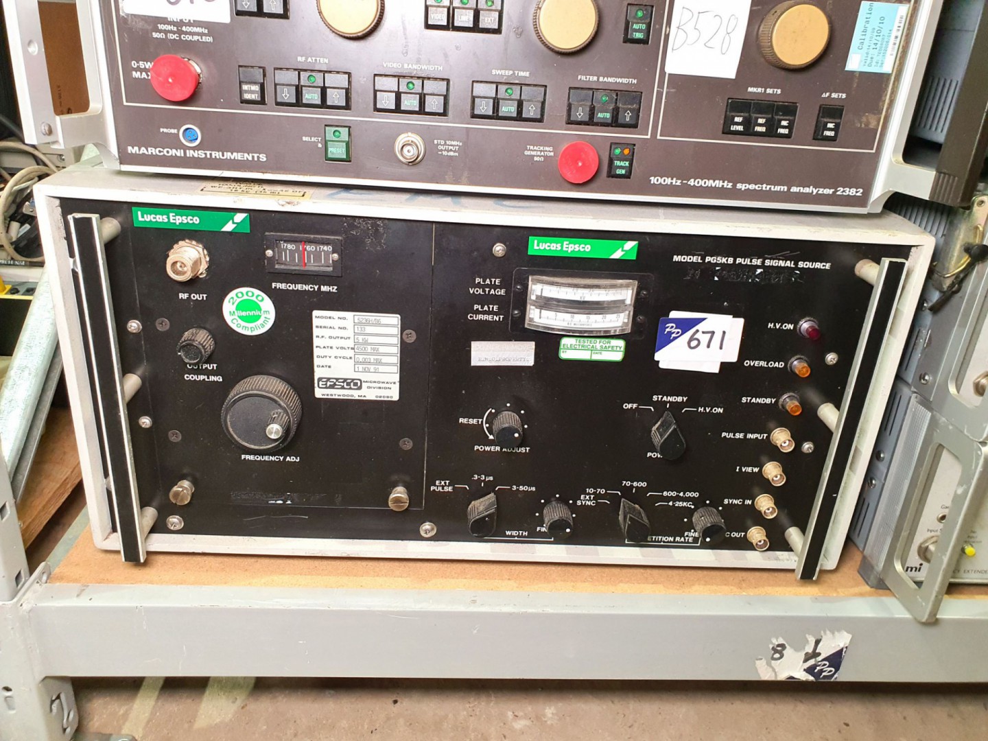 Lucas Epsco PG5KB-2-B pulse signal source, 1520-19...