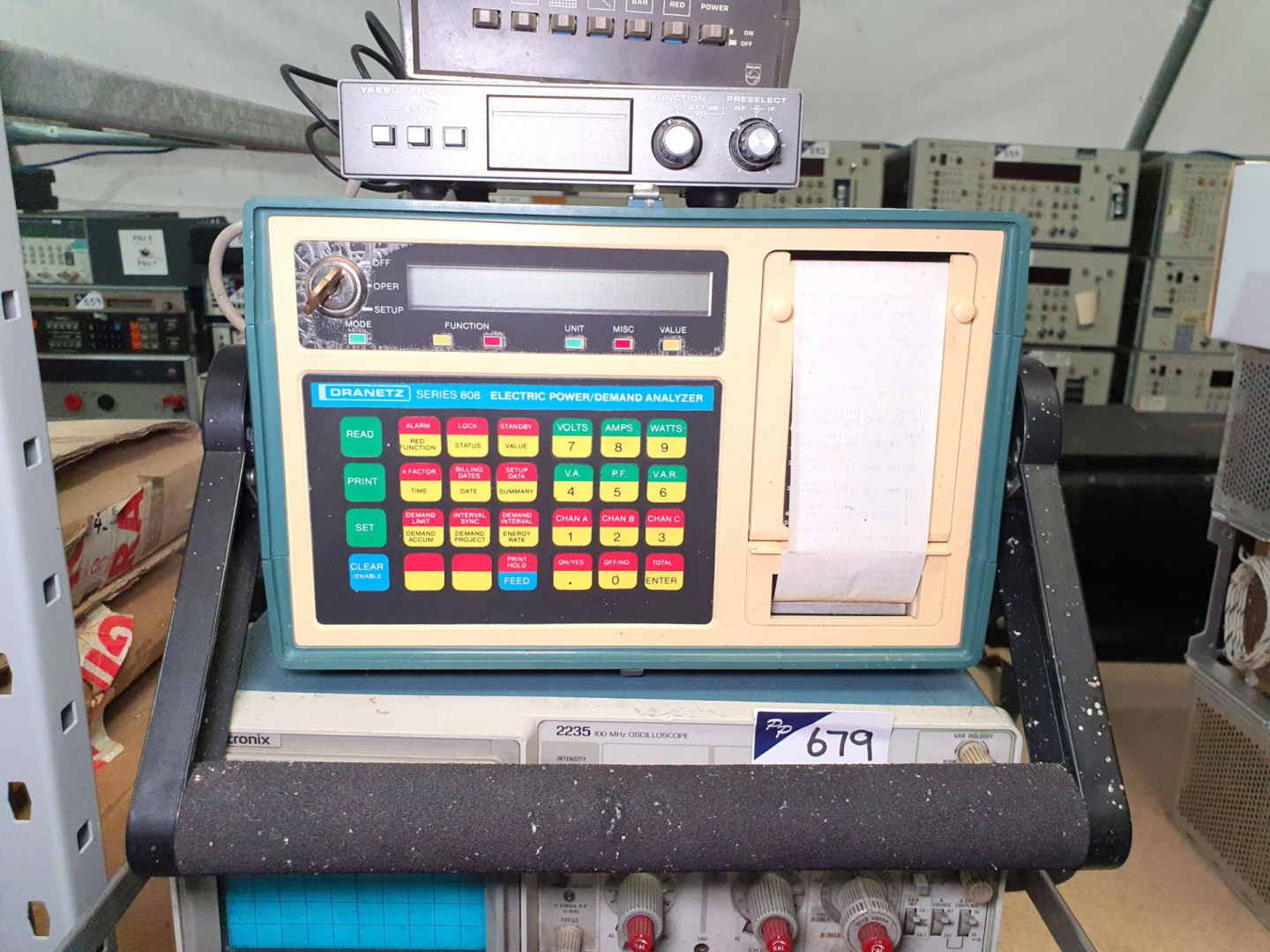 Dranetz 808A electric power demand analyser (B480)...