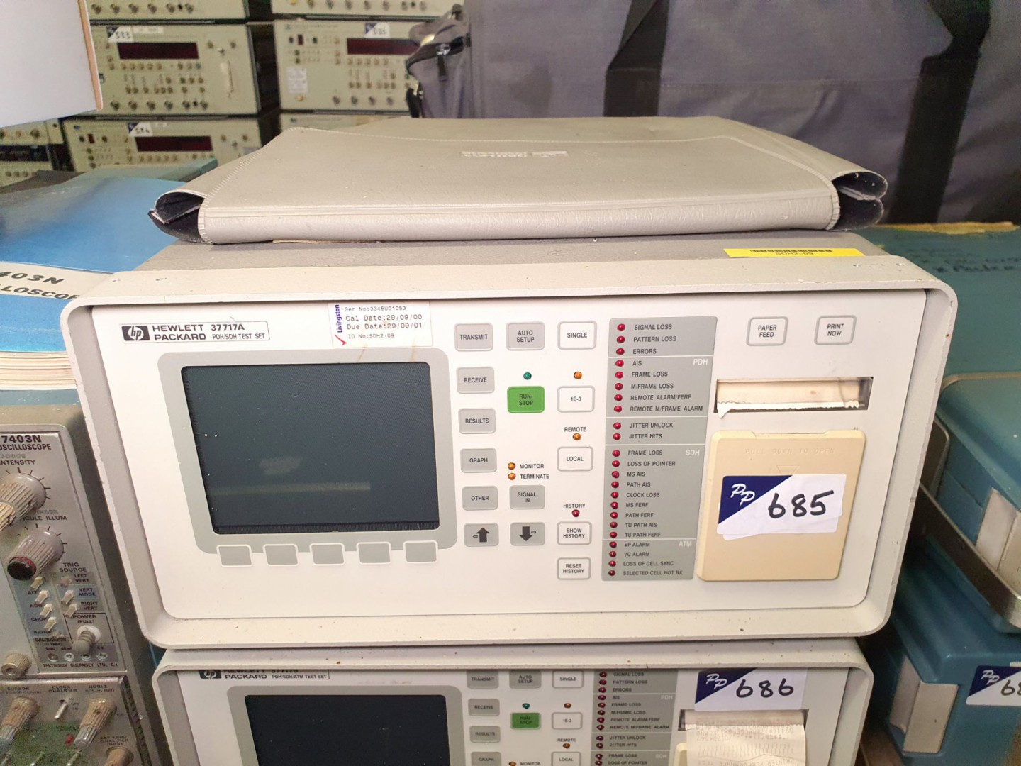 HP 37717A PDH/SDH test set with manual (B473) - Lo...