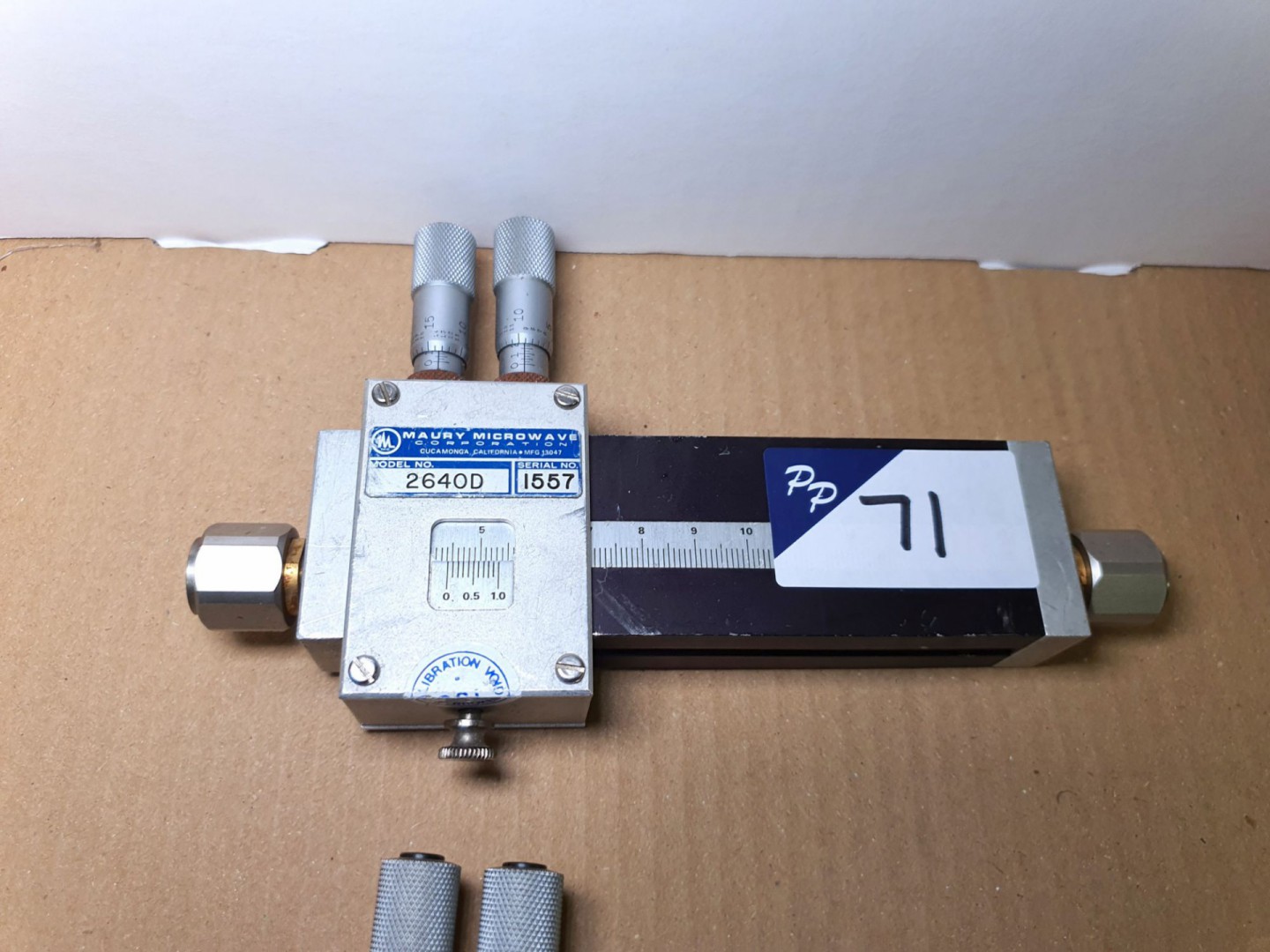 Maury Microwave 2640D tunable RF bandpass filter /...