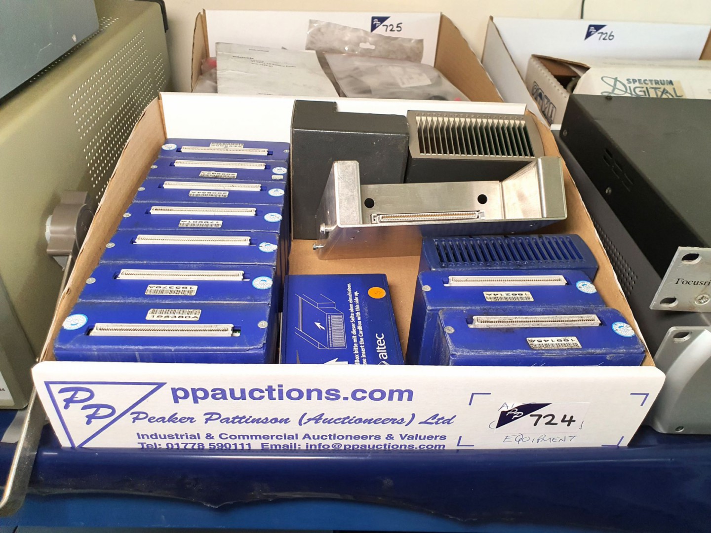 13x Altec copy station card boxes, Altec controlle...