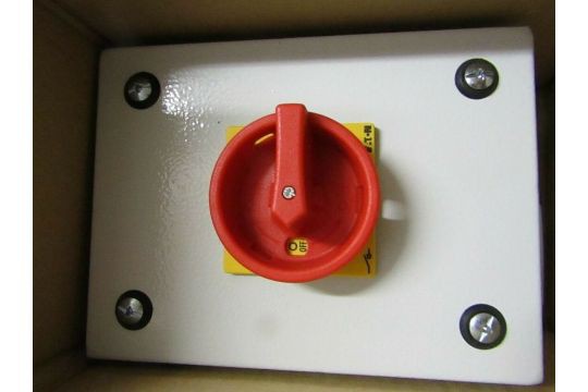 22x various Eaton steel enclosed switch disconnect...