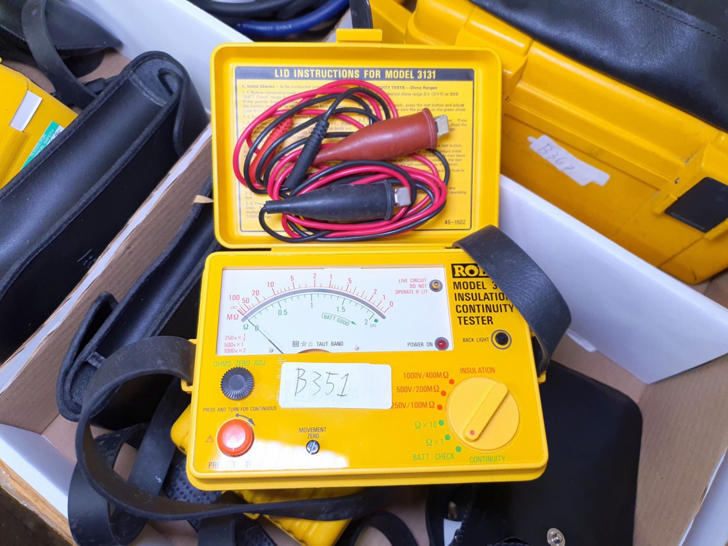 Robin 3131 insulation continuity tester with leads...