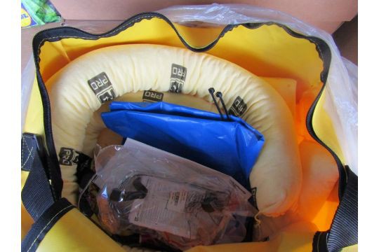 35 litre chemical spill kit (packaged & unused...