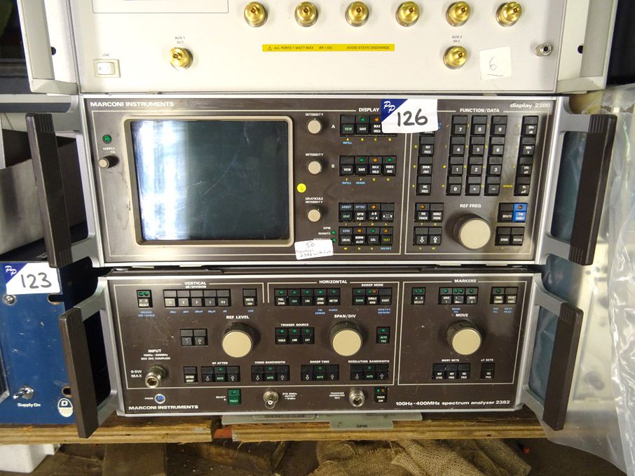 Marconi 2382 spectrum analyser, 100Hz - 400MHz - l...
