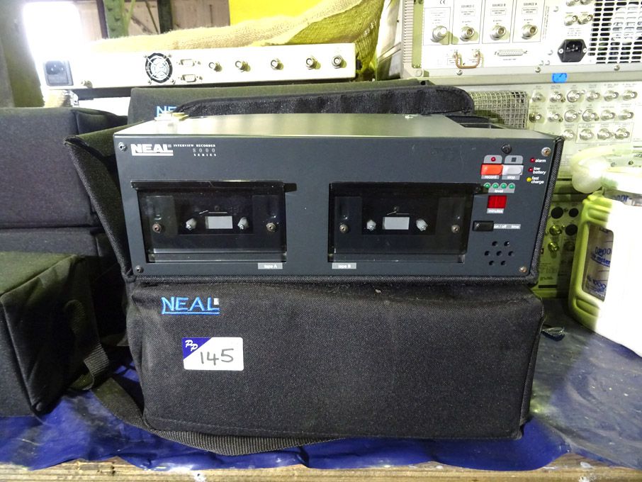 4x Neal 8000 series interview recorders - lot loca...