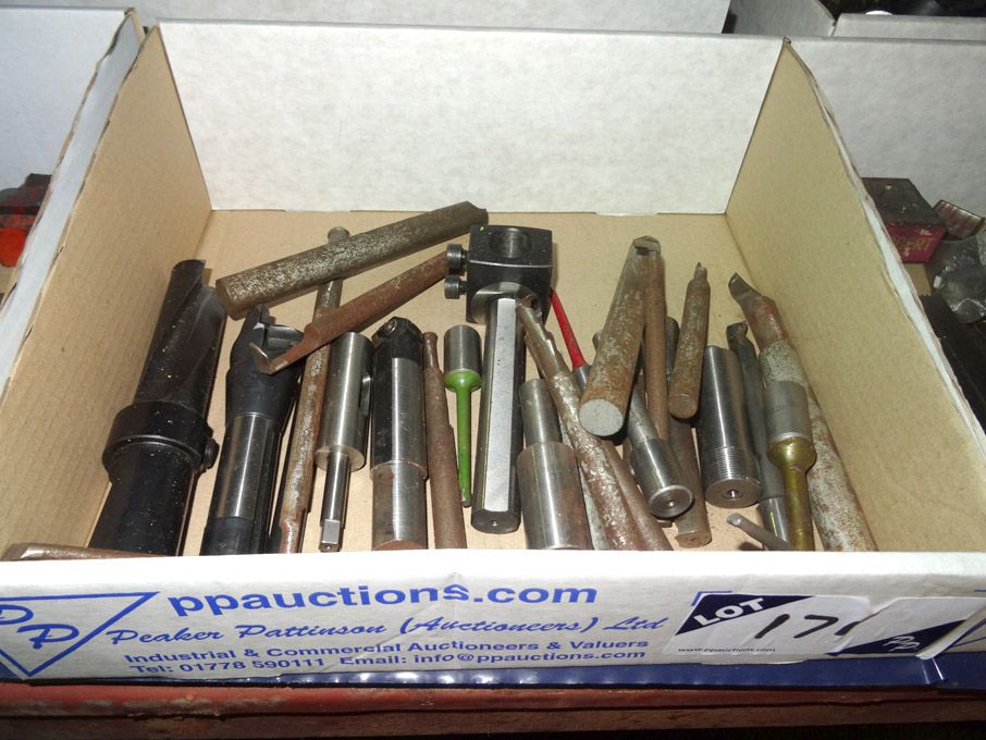 Qty various turning bars & boring bars - lot locat...