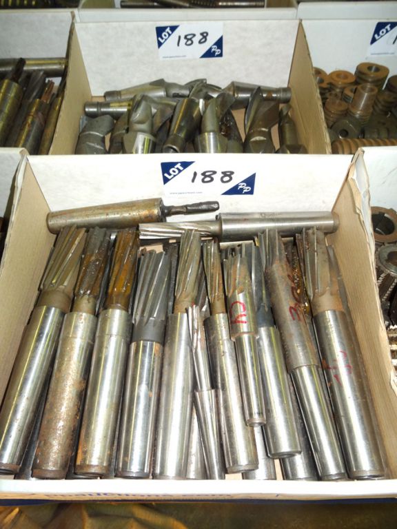 Qty various HSS / carbide boring cutters, hi-speed...
