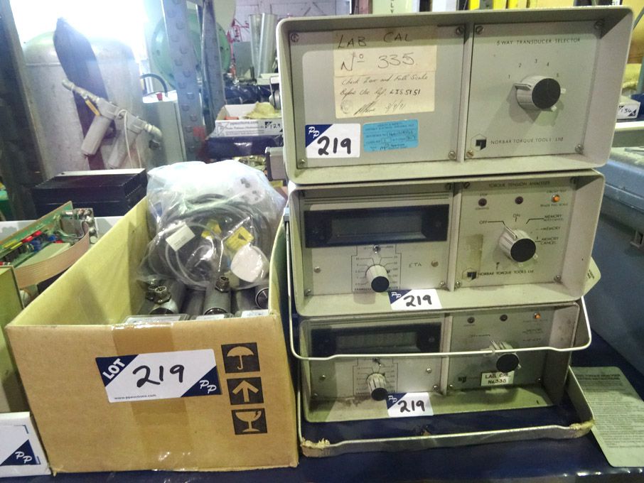 Norbar 5way transducer selector, 2x Norbar torque...