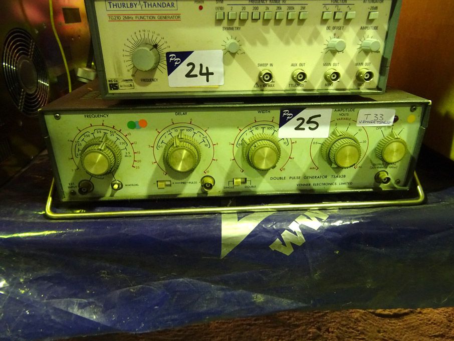 Venner TSA628 double pulse generator - lot located...