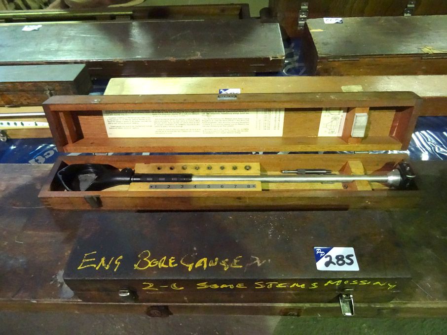 2x Mercer bore gauges in wooden cases (part comple...