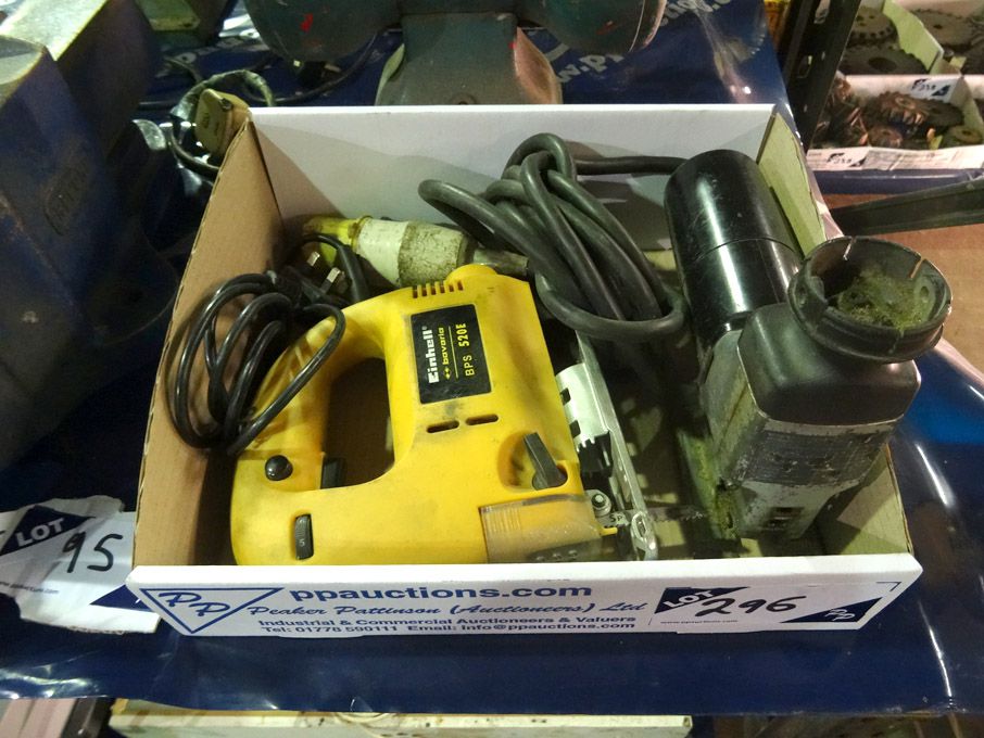 Einhell BPS520E 240v jigsaw & AEG FSPF-60 110v jig...