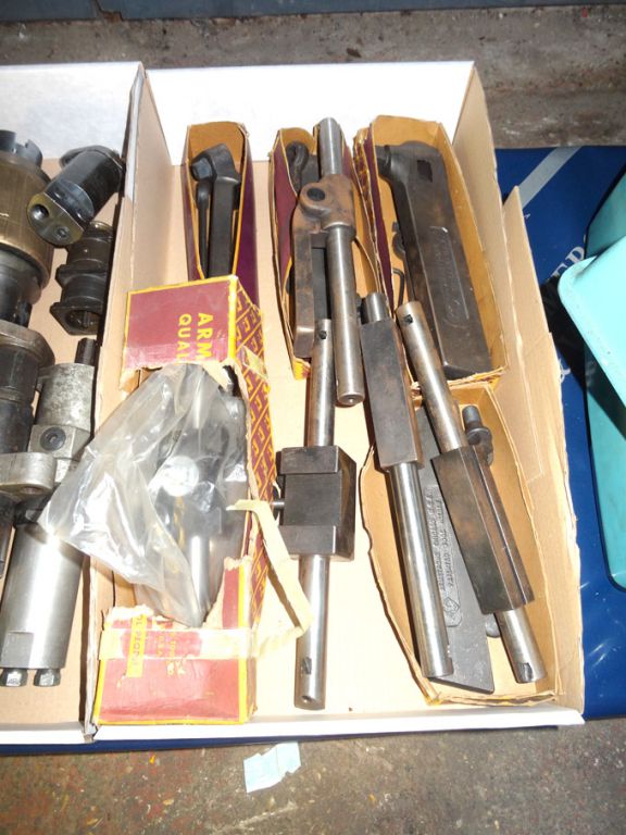 Qty Armstrong tool holders & bars - lot located at...