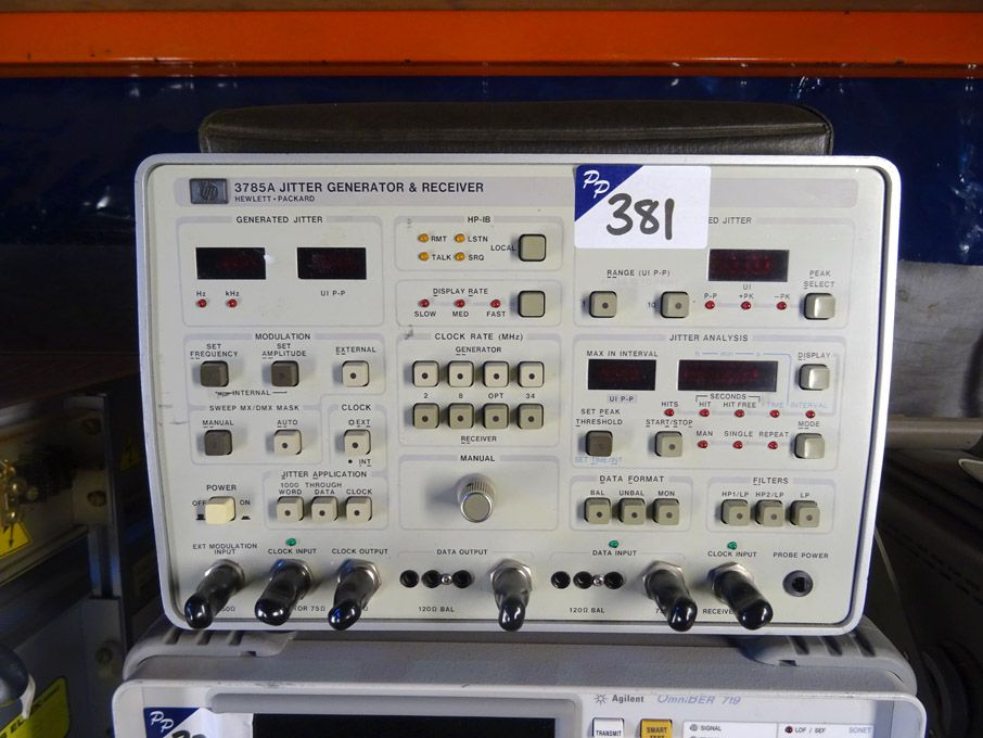 HP 3785A Jitter generator & receiver - lot located...