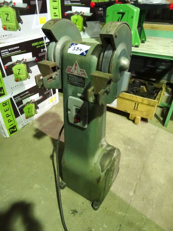 RJH Bison 250mm dia double ended grinder - lot loc...