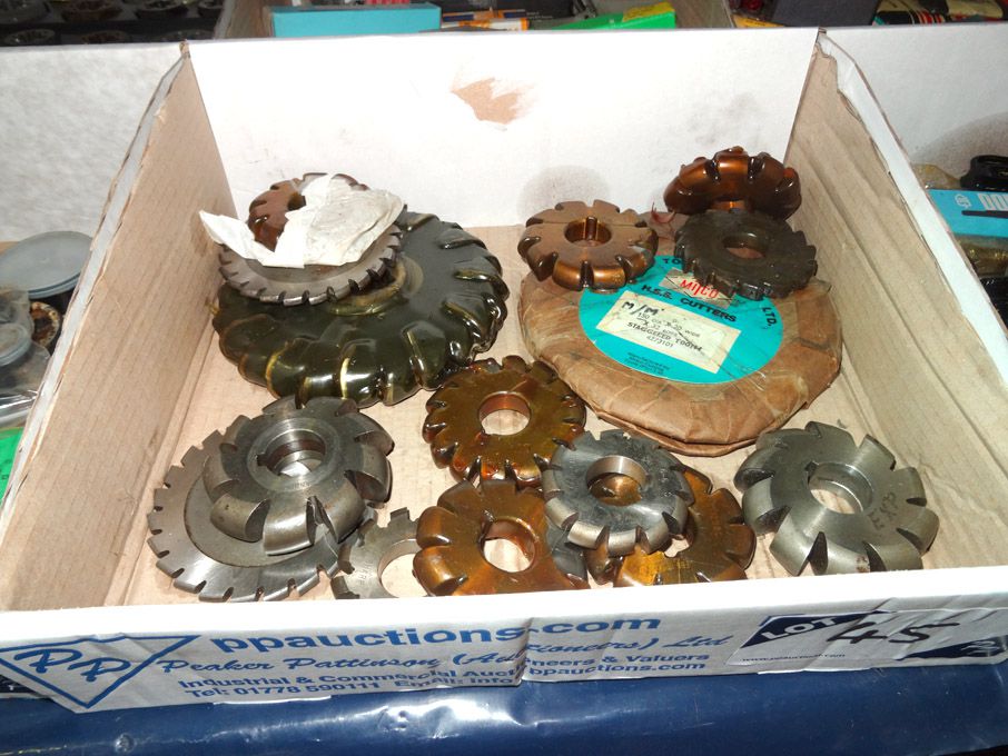 Qty various HSS metric corner rounding cutters to...