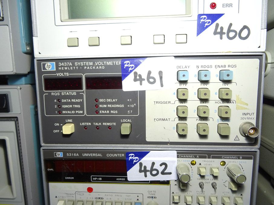 HP 3437A system voltmeter - lot located at: PP Sal...