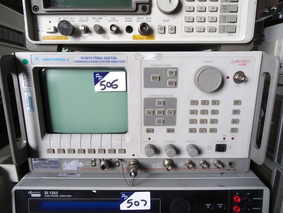 Motorola R2670 FDMA digital communications systems...