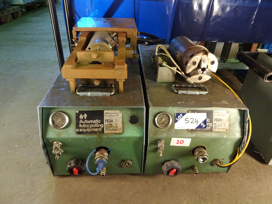 2x 6T automatic tube pullers (spares or repair) -...