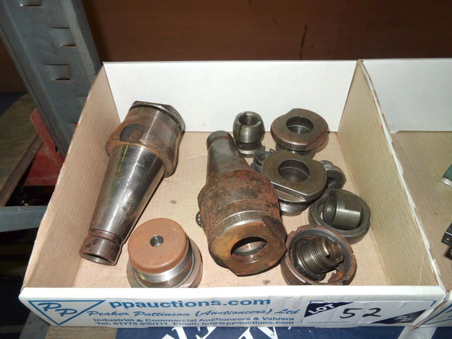 2x Clarkson int 50 taper Autolocks with collets -...