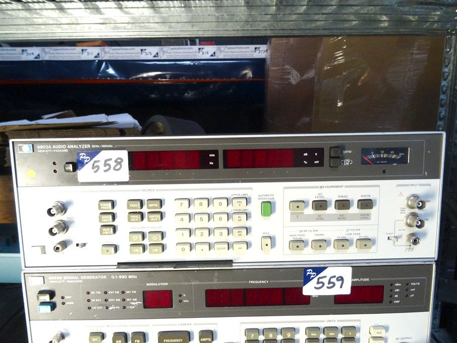 HP 8903A audio analyser, 20Hz - 100kHz - lot locat...