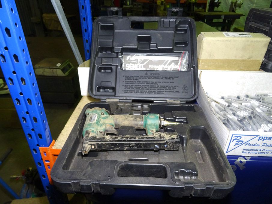 Prebena Workline ES-26SD pneumatic nailer in carry...