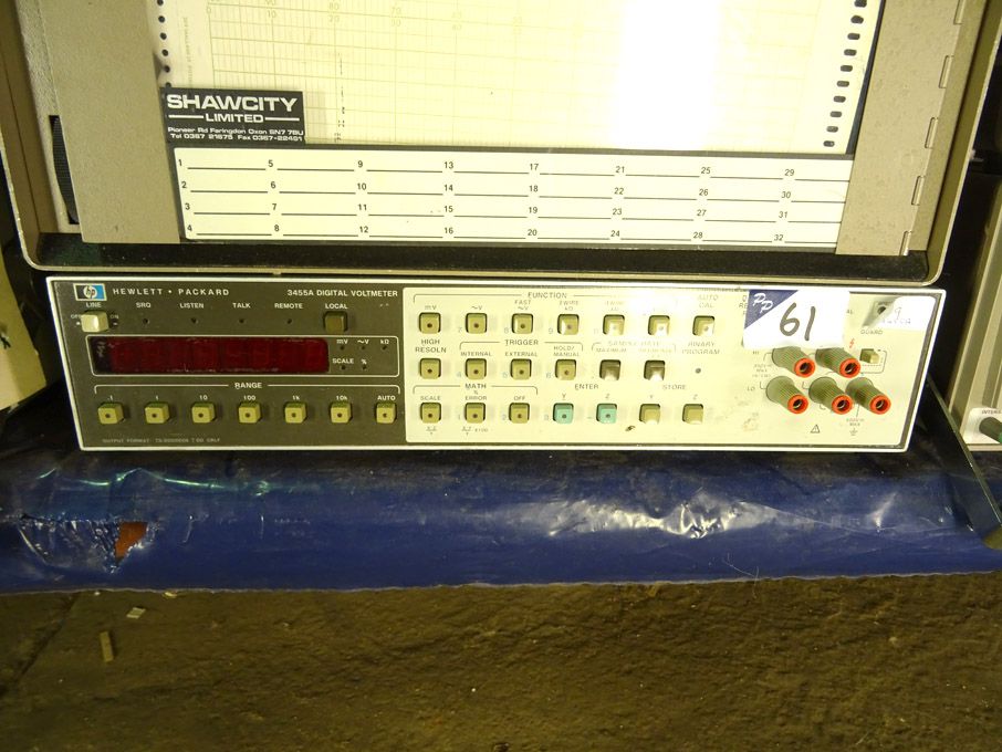 HP 3455A digital voltmeter - lot located at: PP Sa...