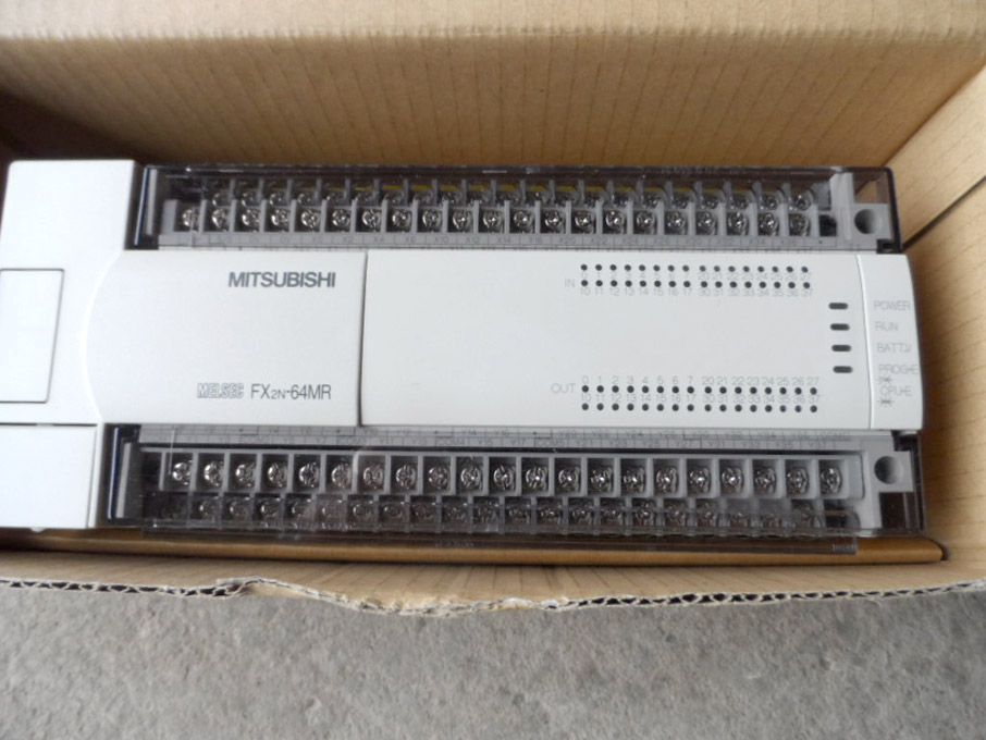 Mitsubishi FX2N-64MR relay PLC, 8000Steps program...