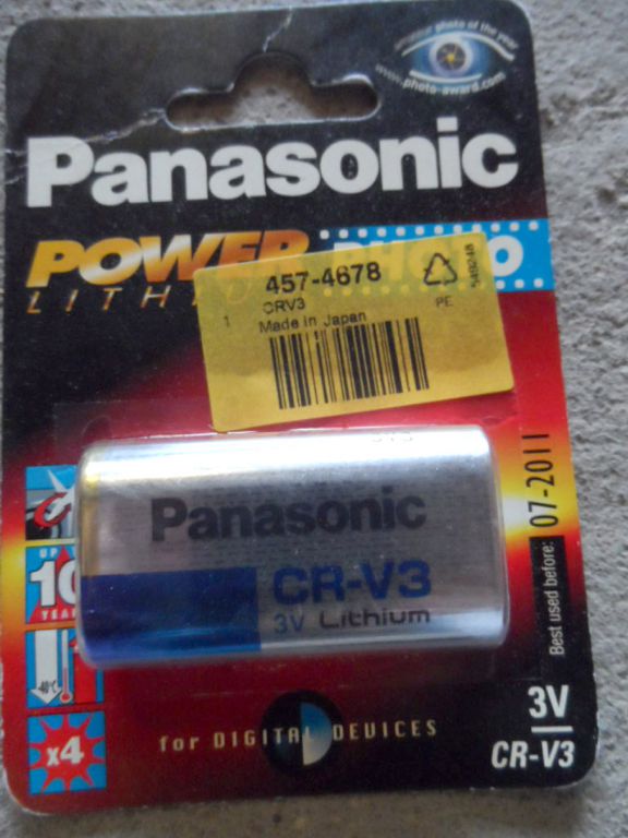 60x Panasonic CRV3 3v photo-lithium batteries - lo...