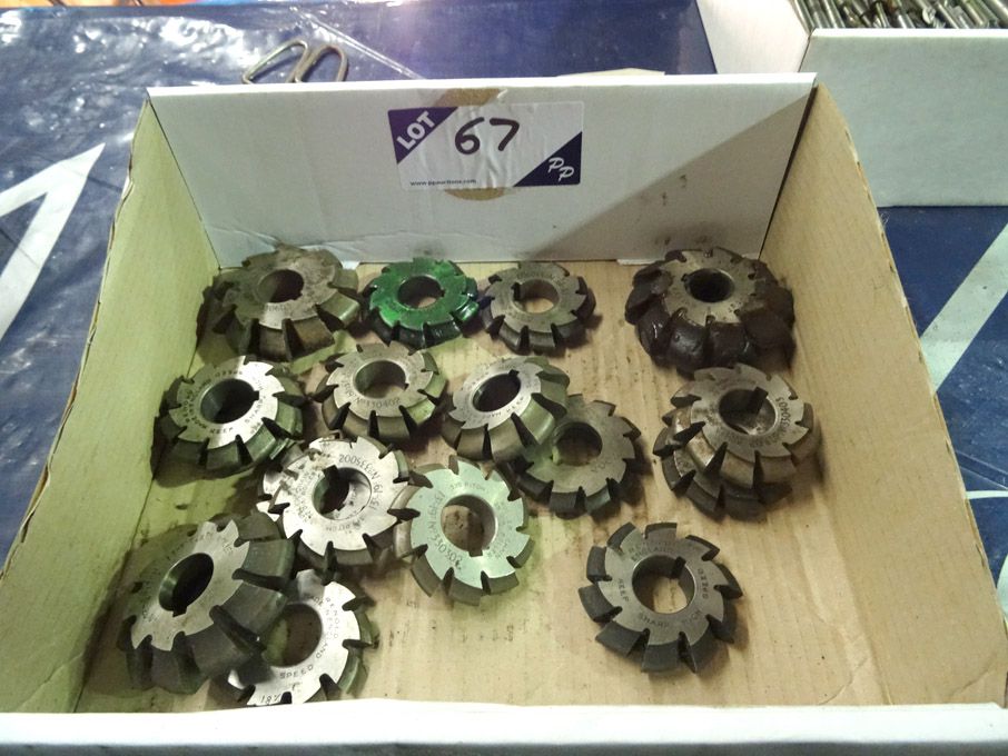 Qty various Involute gear cutters (unused) - lot l...