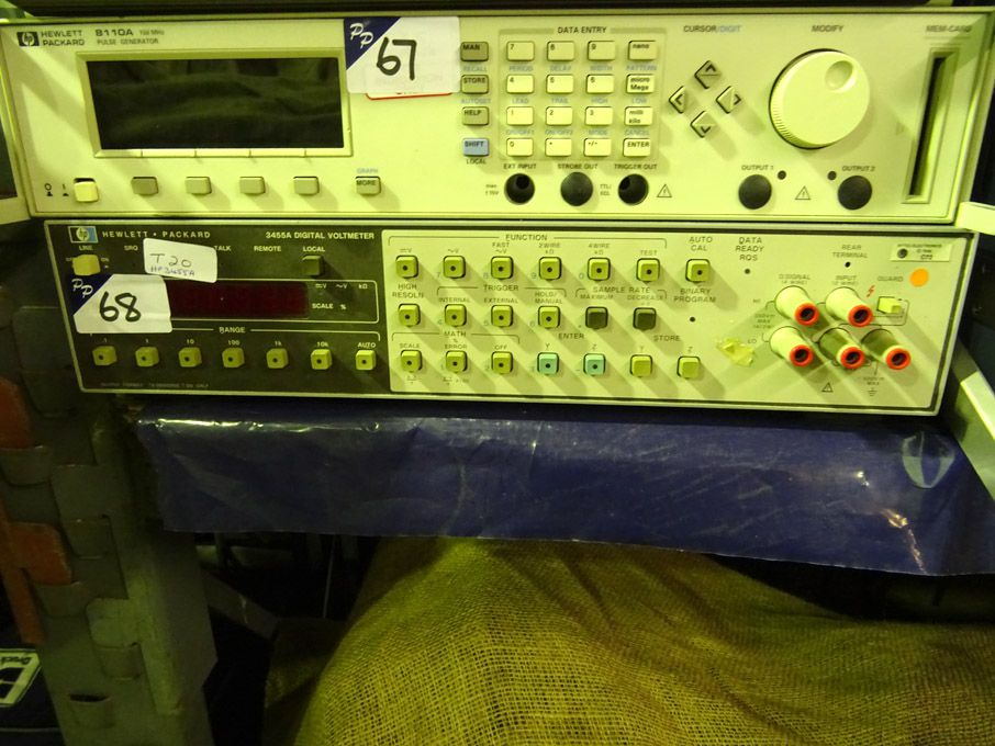 HP 3455A digital voltmeter - lot located at: PP Sa...