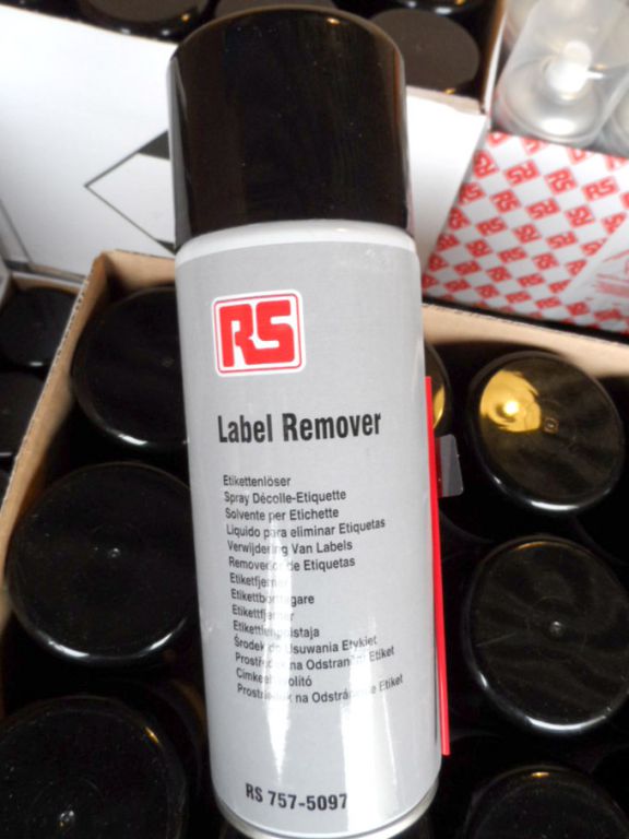 144 cans (400ml per can) RS self adhesive label re...