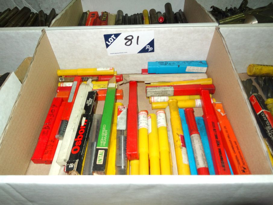 Qty various HSS taper shank twist drills to 9/32"...