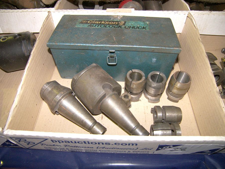 3x Clarkson 40 int Autolocks & collets - Lot locat...