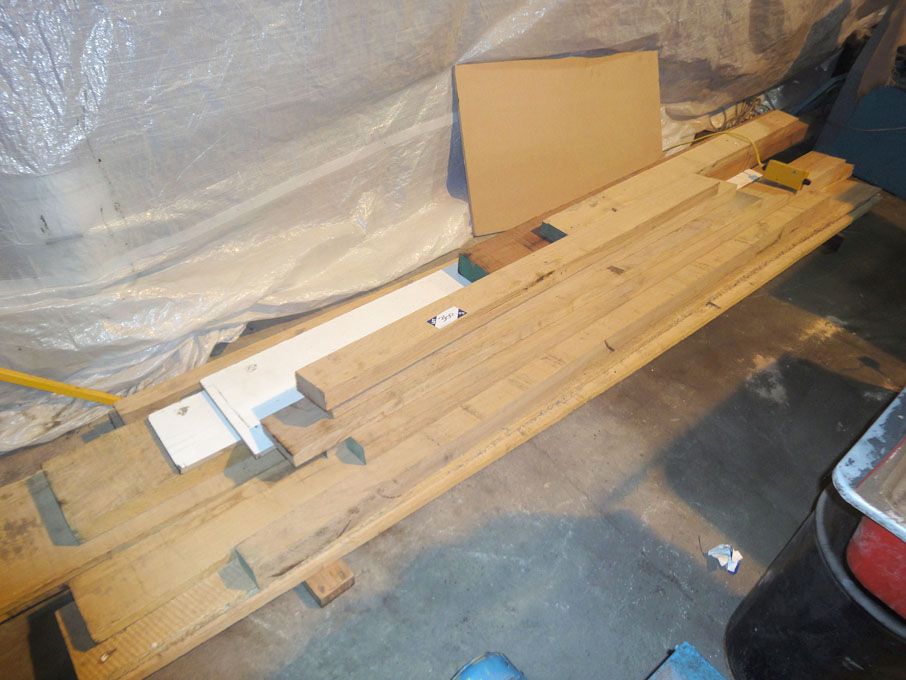 Qty various wood stock as lotted - Lot located at:...