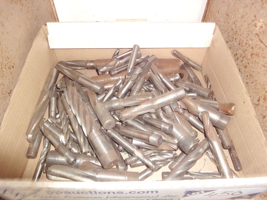 Qty HSS end mills to 25mm approx - Lot located at:...