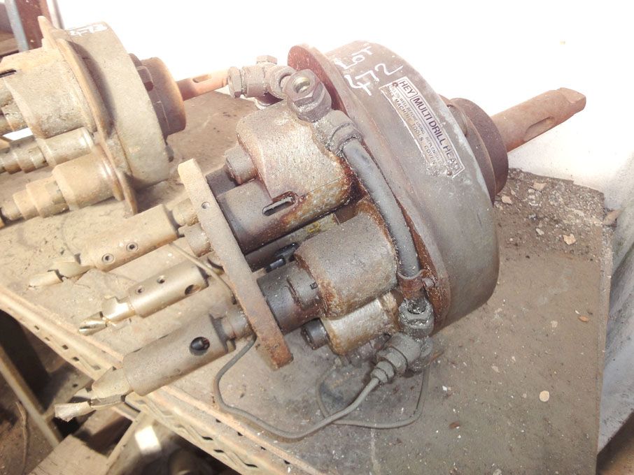 Hey multi drill head, 4 spindles, size 4 1/4" to 1...