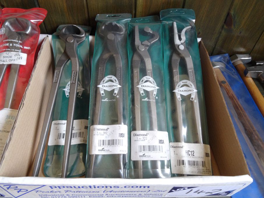 2x Diamond Tools FN12 12" farrier hoof nippers, FC...